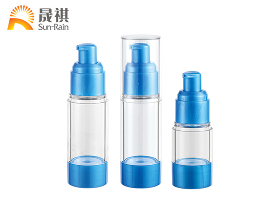 χωρίς αέρα καλλυντικό μπλε μπουκαλιών 15ml 30ml 50ml ΩΣ μπουκάλι για την κρέμα SR-2108E λοσιόν