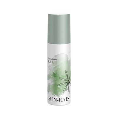Καλλυντικό Custom Single Wall Green Cosmetic Serum Lotion Φιαλίδιο 120ml Με Διανεμητή