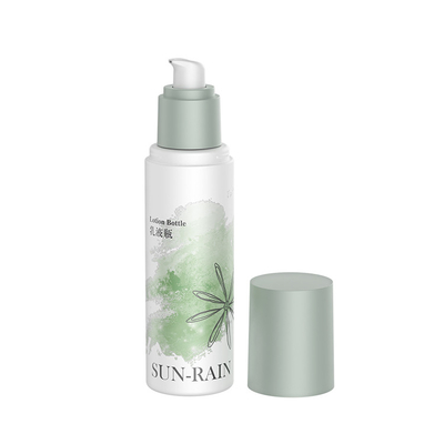 Καλλυντικό Custom Single Wall Green Cosmetic Serum Lotion Φιαλίδιο 120ml Με Διανεμητή