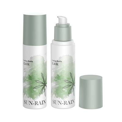 Καλλυντικό Custom Single Wall Green Cosmetic Serum Lotion Φιαλίδιο 120ml Με Διανεμητή