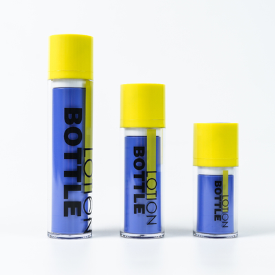 Μοντέλα 15ml 30ml 50ml Κοσμητικό περιστρεφόμενο μπουκάλι για συσκευασία περιποίησης δέρματος με εκτύπωση οθόνης
