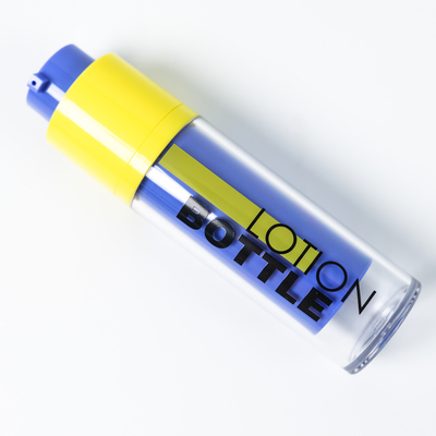 Μοντέλα 15ml 30ml 50ml Κοσμητικό περιστρεφόμενο μπουκάλι για συσκευασία περιποίησης δέρματος με εκτύπωση οθόνης